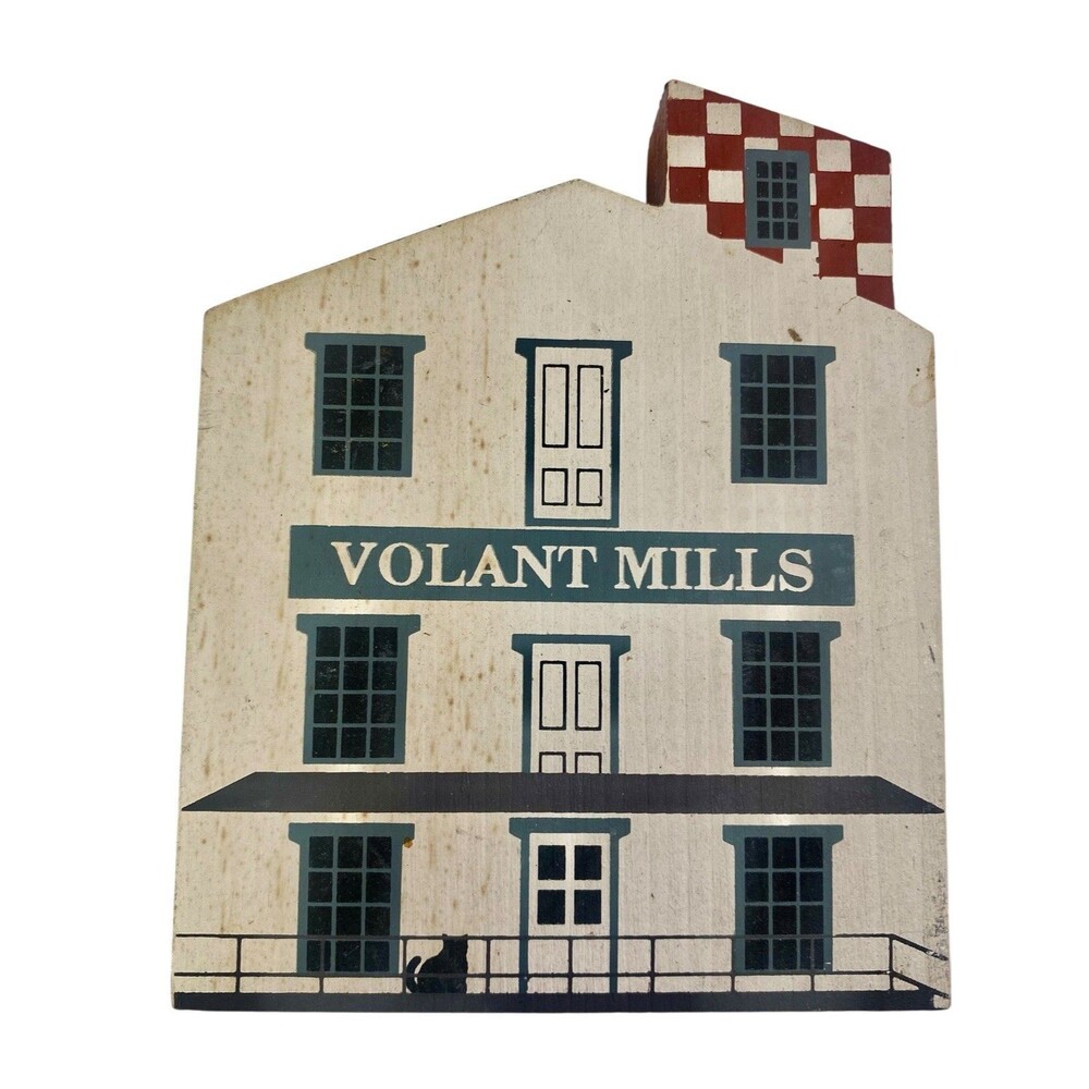 Cat's Meow Collectibles Fall Series Volant Mills 1986 Signed